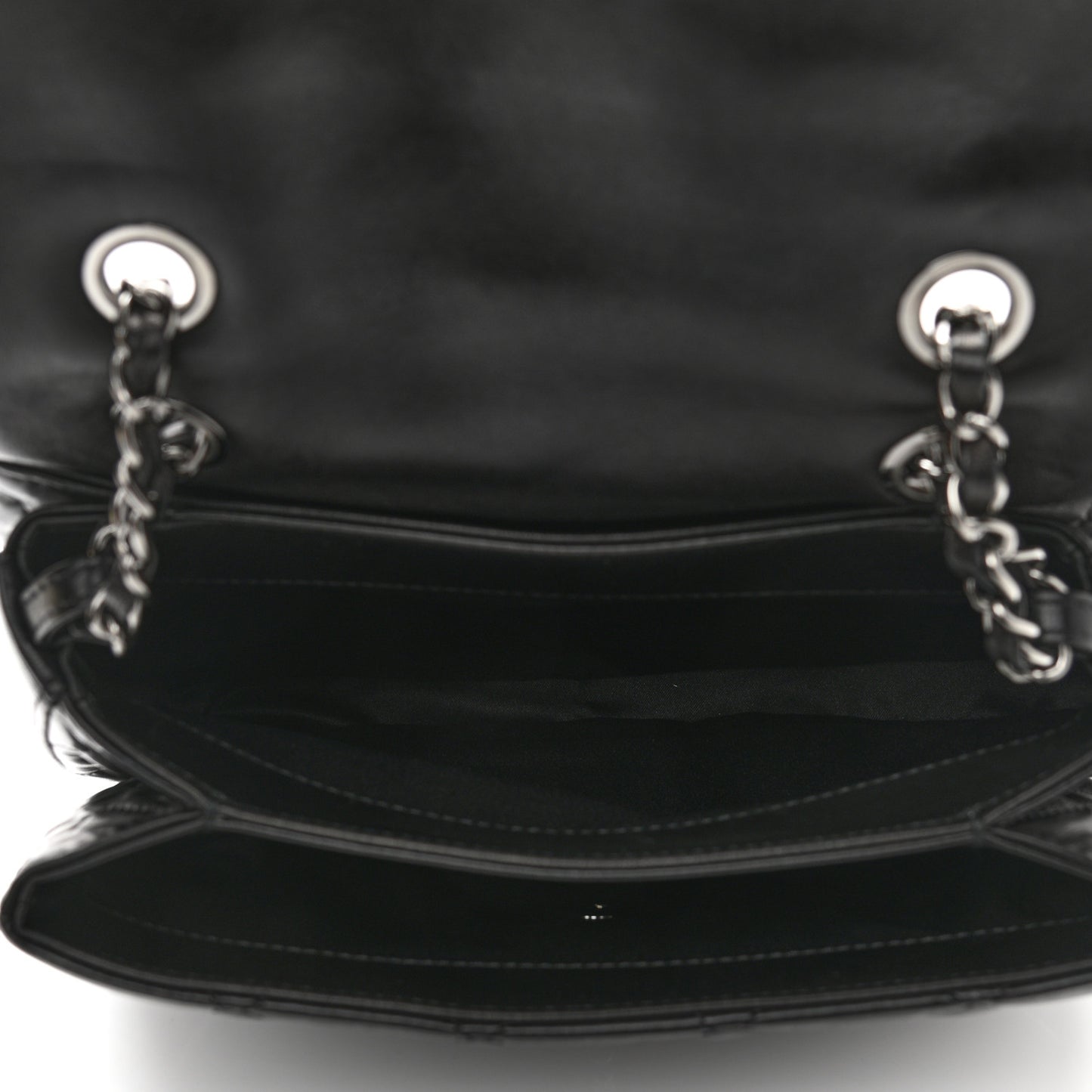 Lambskin Quilted Chanel 3 Large Flap Black