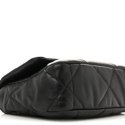 Chanel Lambskin Quilted Medium Chanel 19 Flap Black 9 of 11