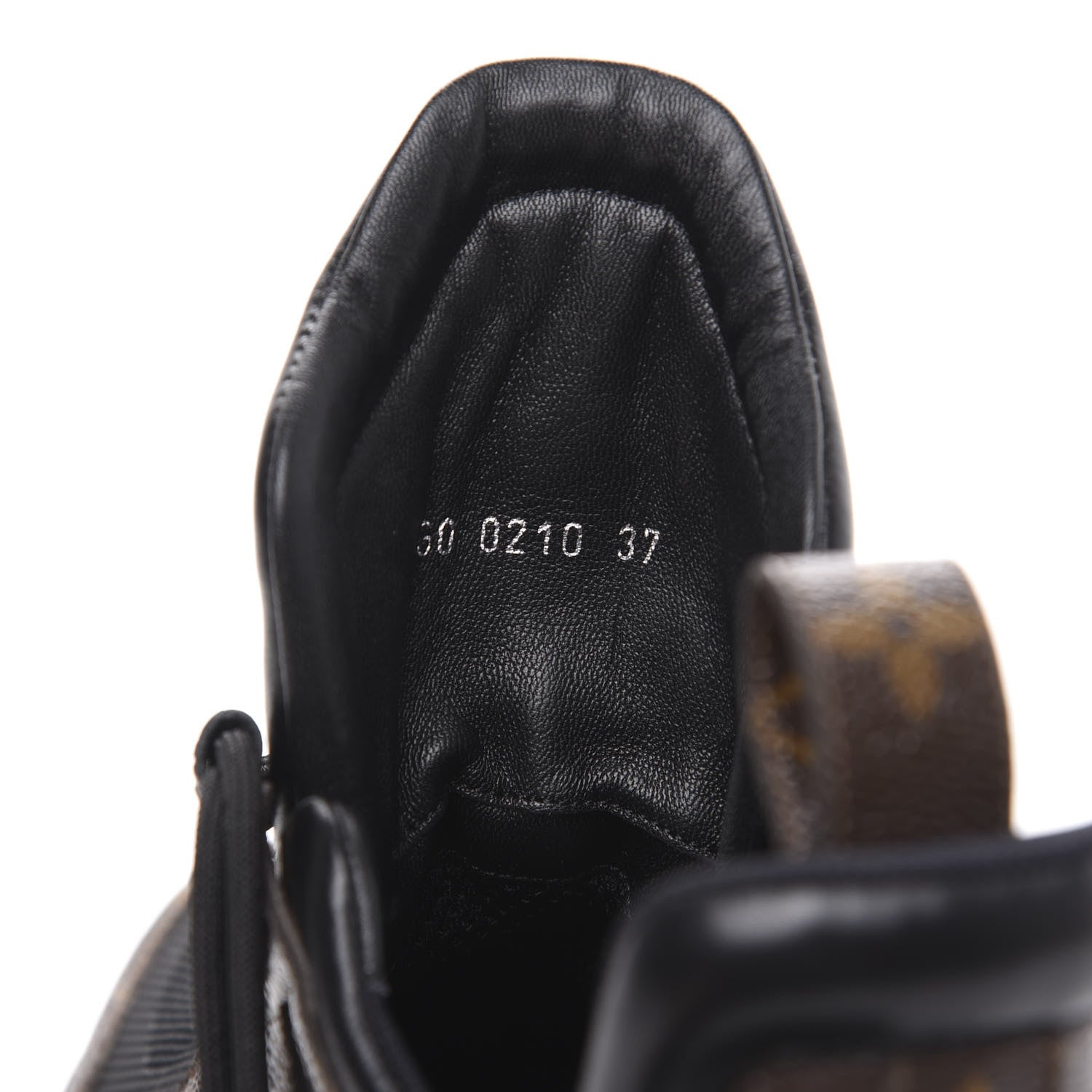 Louis Vuitton Calfskin Patent Monogram LV Archlight Sneakers 37 Black 7 of 9