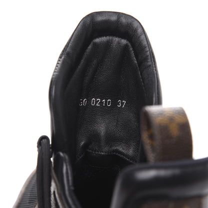 Louis Vuitton Calfskin Patent Monogram LV Archlight Sneakers 37 Black 7 of 9