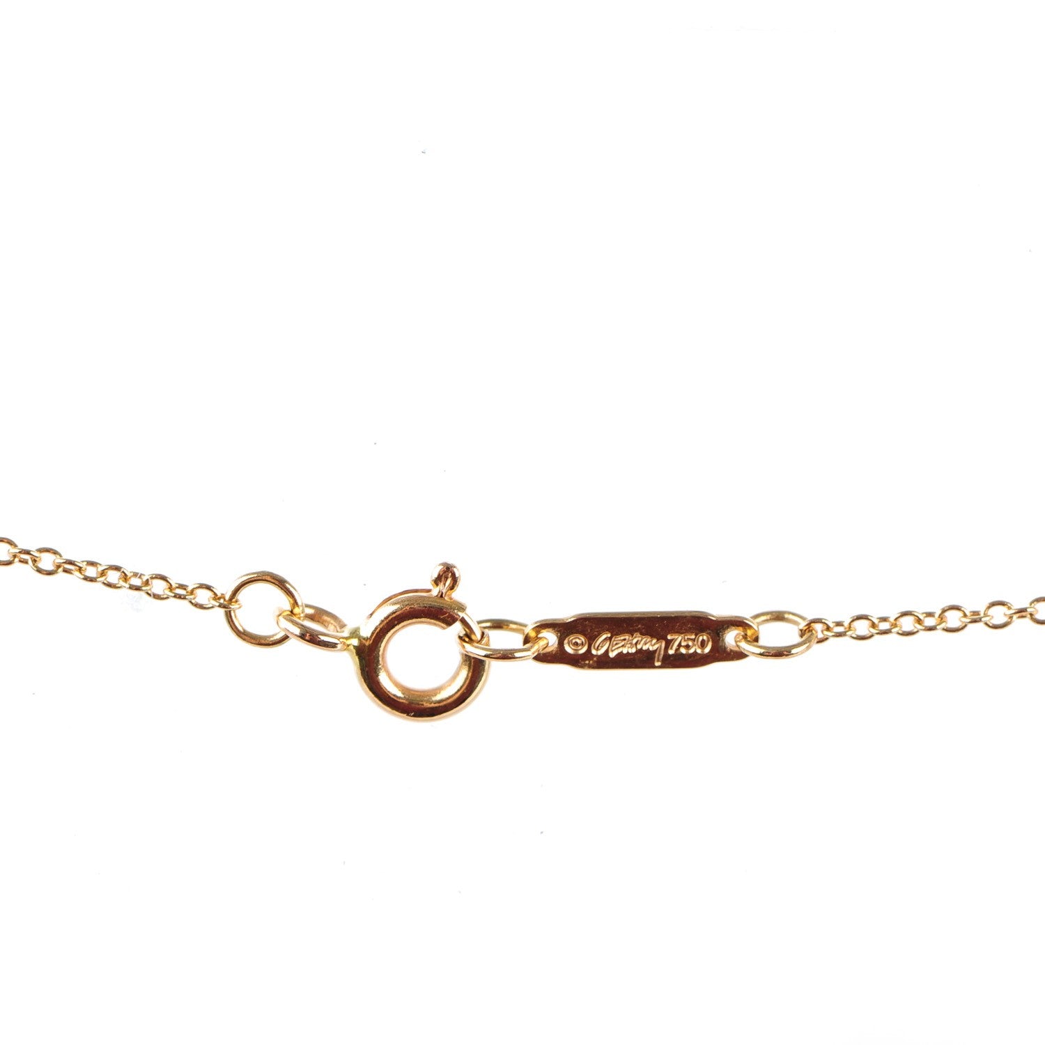 Tiffany 18K Yellow Gold Frank Gehry Orchid Pendant Necklace 4 of 6