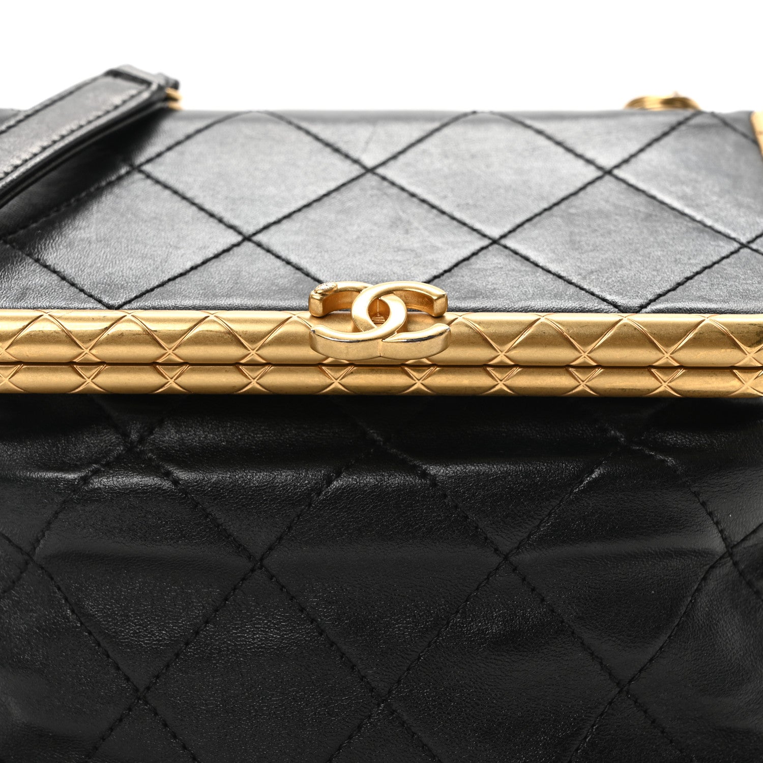 Chanel Lambskin Quilted My Crush Bag Black 8 of 10