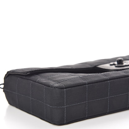 Chanel Nylon Travel East West Flap Black 10 of 13