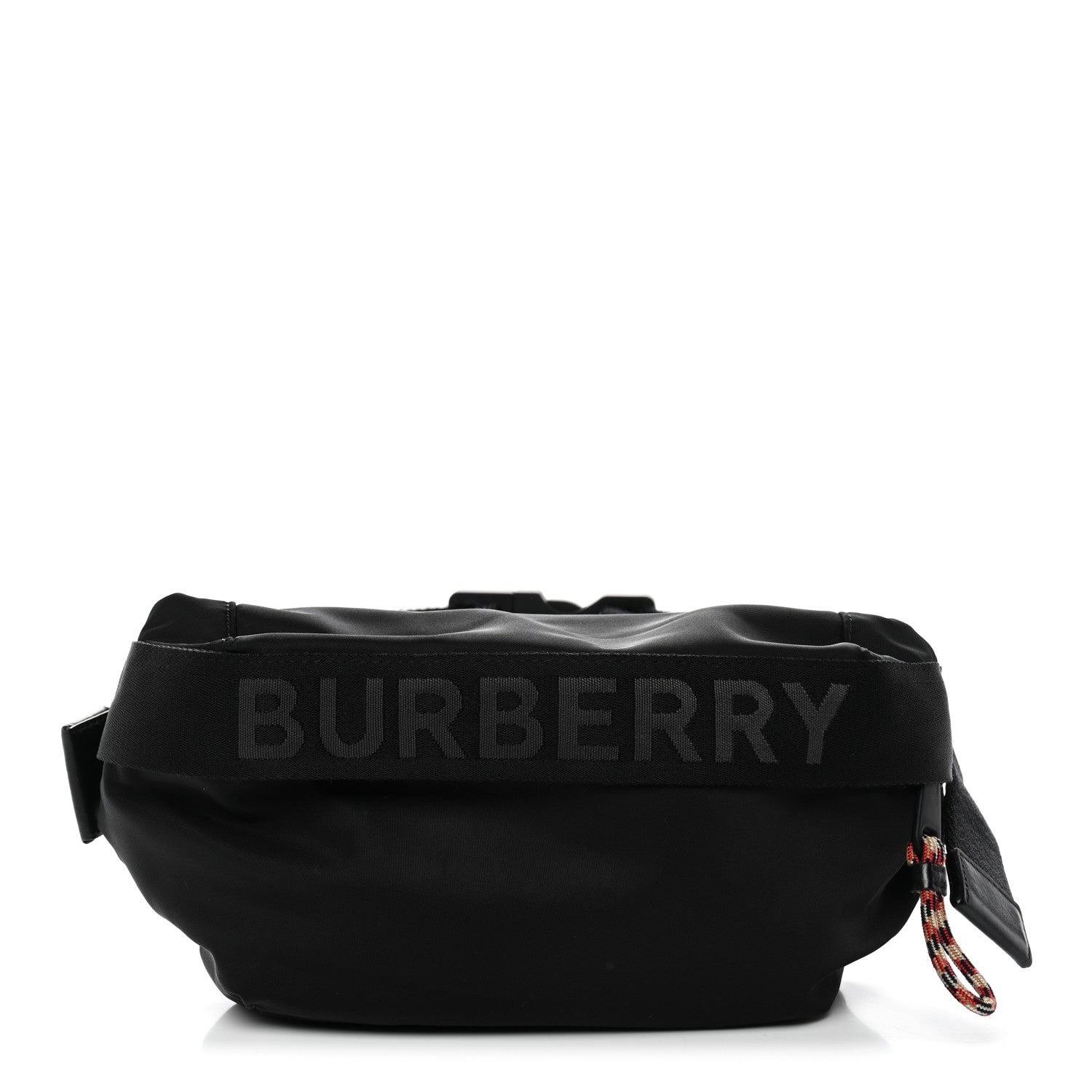 最終お値下げ！18AW BURBERRYグラフィティ　ウエストボディバムバッグ Burberry Econyl Sonny Bum Bag Black 1870322 – FASHIONPHILE