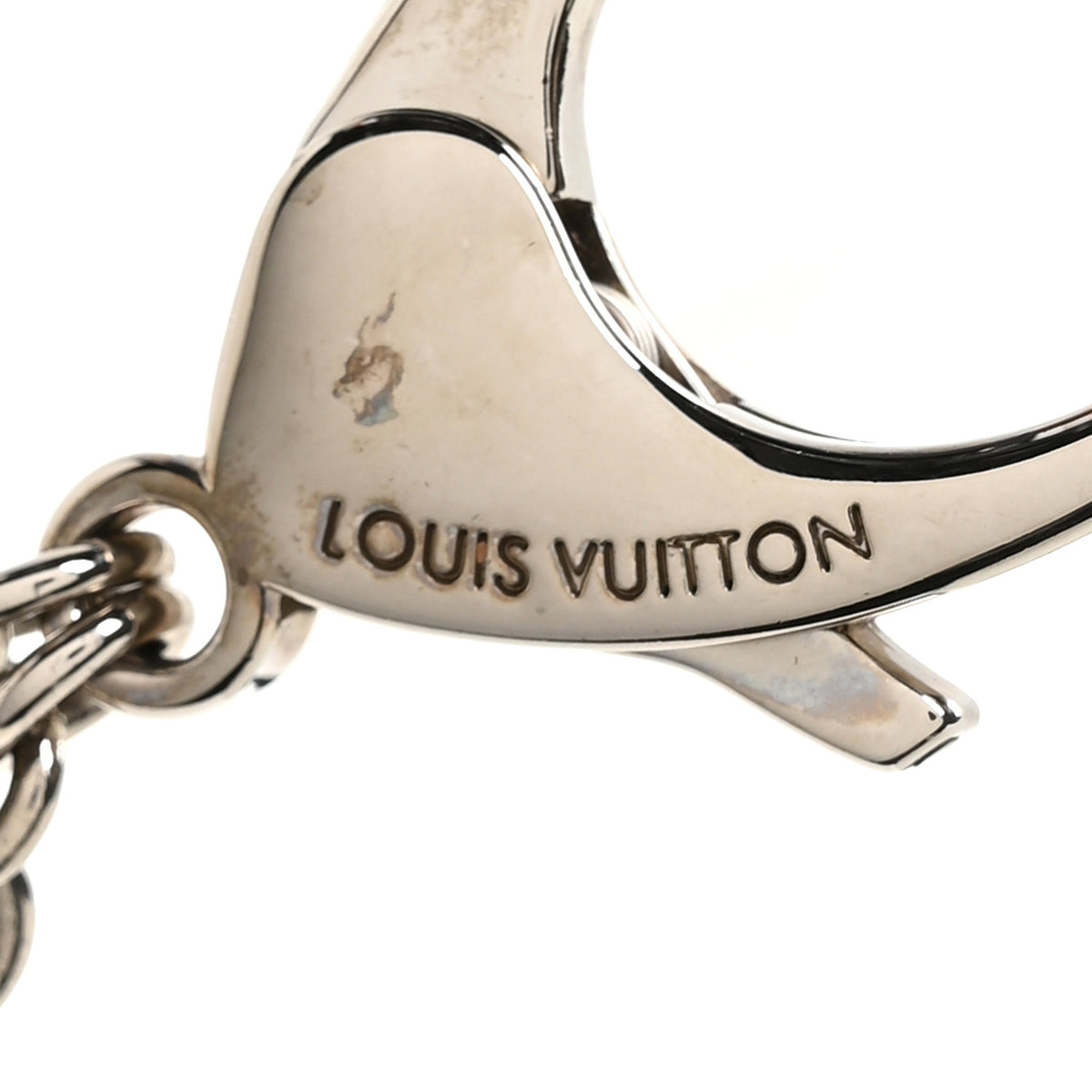 Fleur d Epi Bag Charm Key Holder Ivory