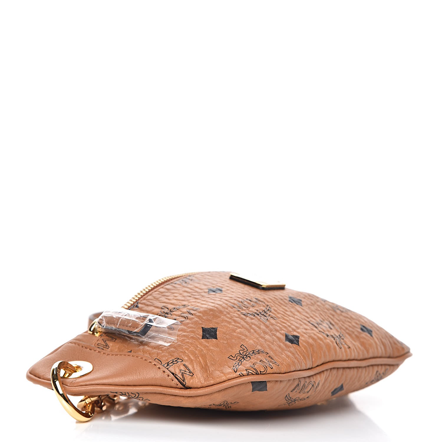 MCM Visetos Stark Belt Bag Cognac 4 of 9