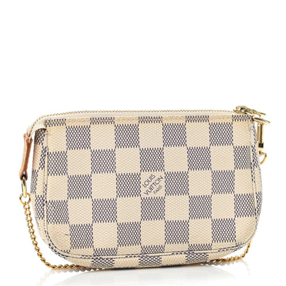Louis Vuitton Damier Azur Mini Pochette Accessories 2 of 4