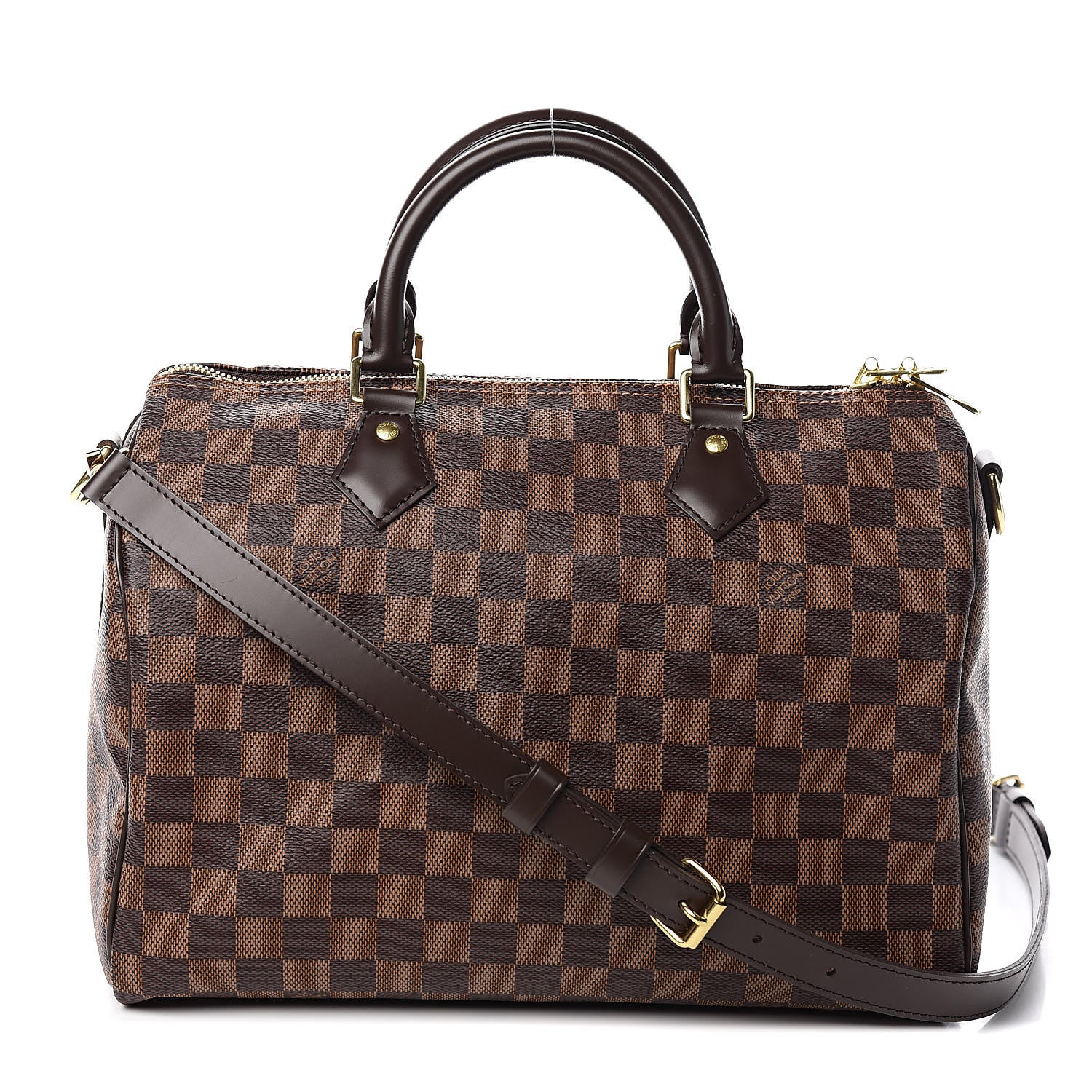 Louis Vuitton Damier Ebene Speedy Bandouliere 30 1 of 10