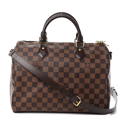 Louis Vuitton Damier Ebene Speedy Bandouliere 30 1 of 10