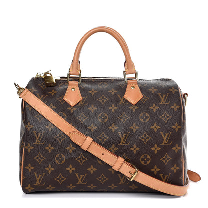 Louis Vuitton Monogram Speedy Bandouliere 30 1 of 10