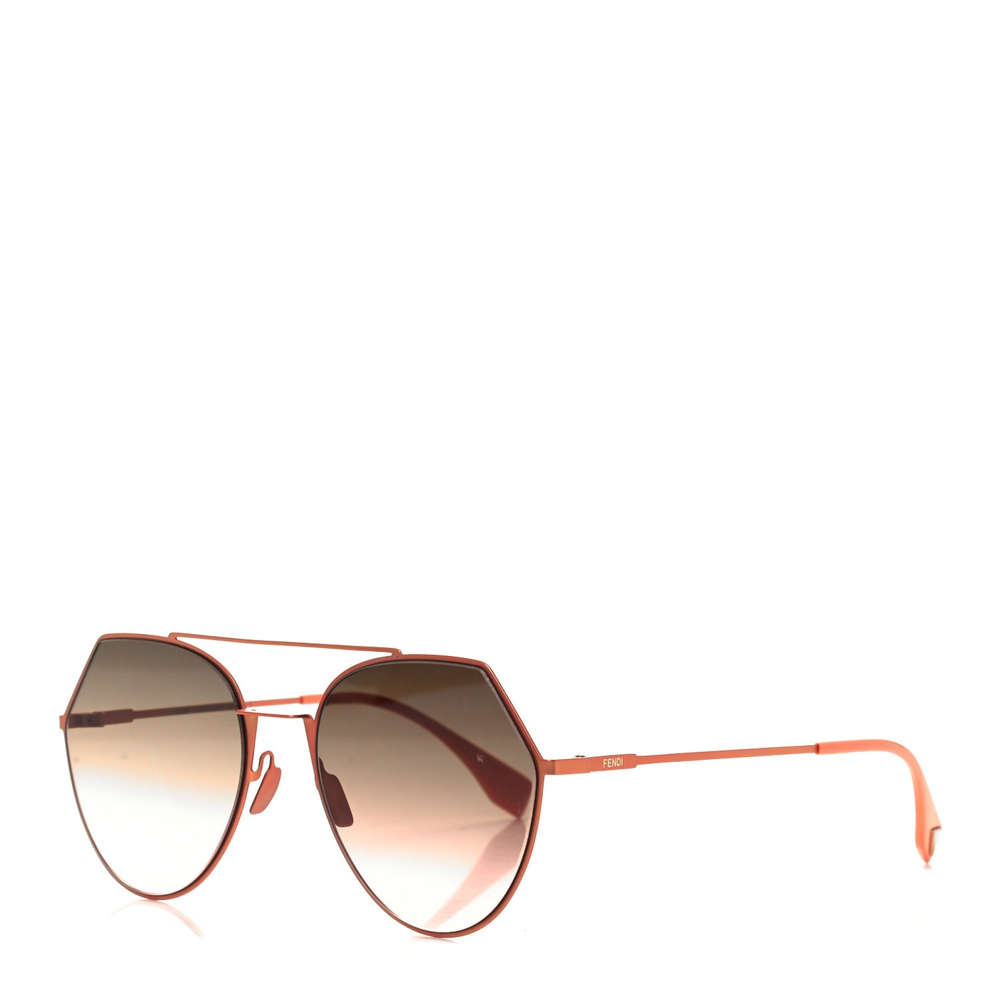 Metal Geometric Sunglasses FF 0194/S Orange