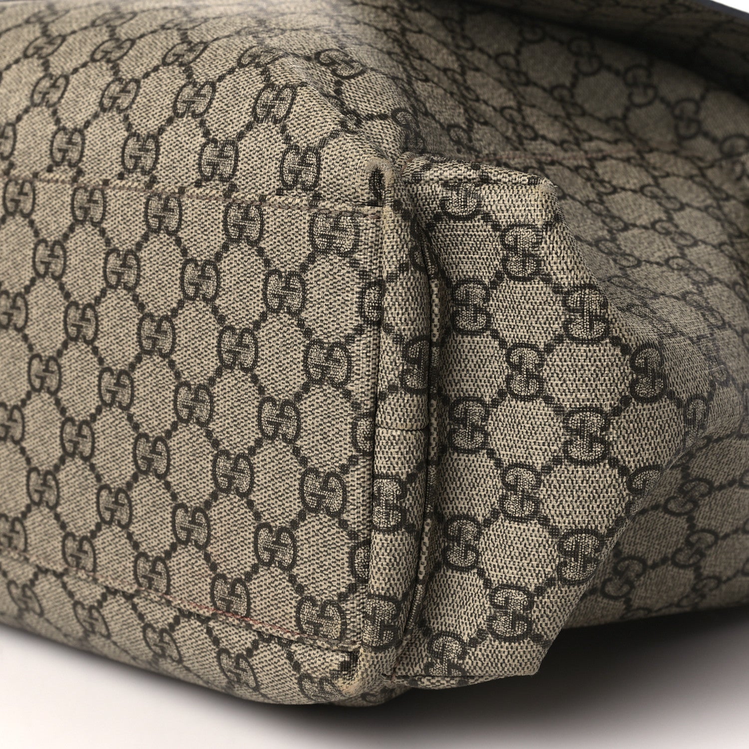 Gucci GG Plus Monogram Messenger Diaper Bag Dark Brown 9 of 9