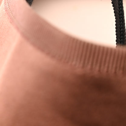 Miu Miu Satin Logo Ballerina Flats 35.5 Cacao 8 of 10