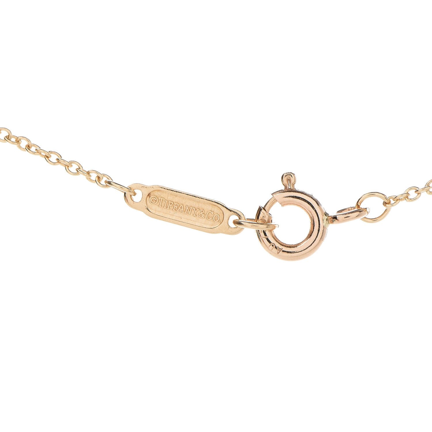 Tiffany 18K Yellow Gold Enchant Heart Pendant Necklace 5 of 7