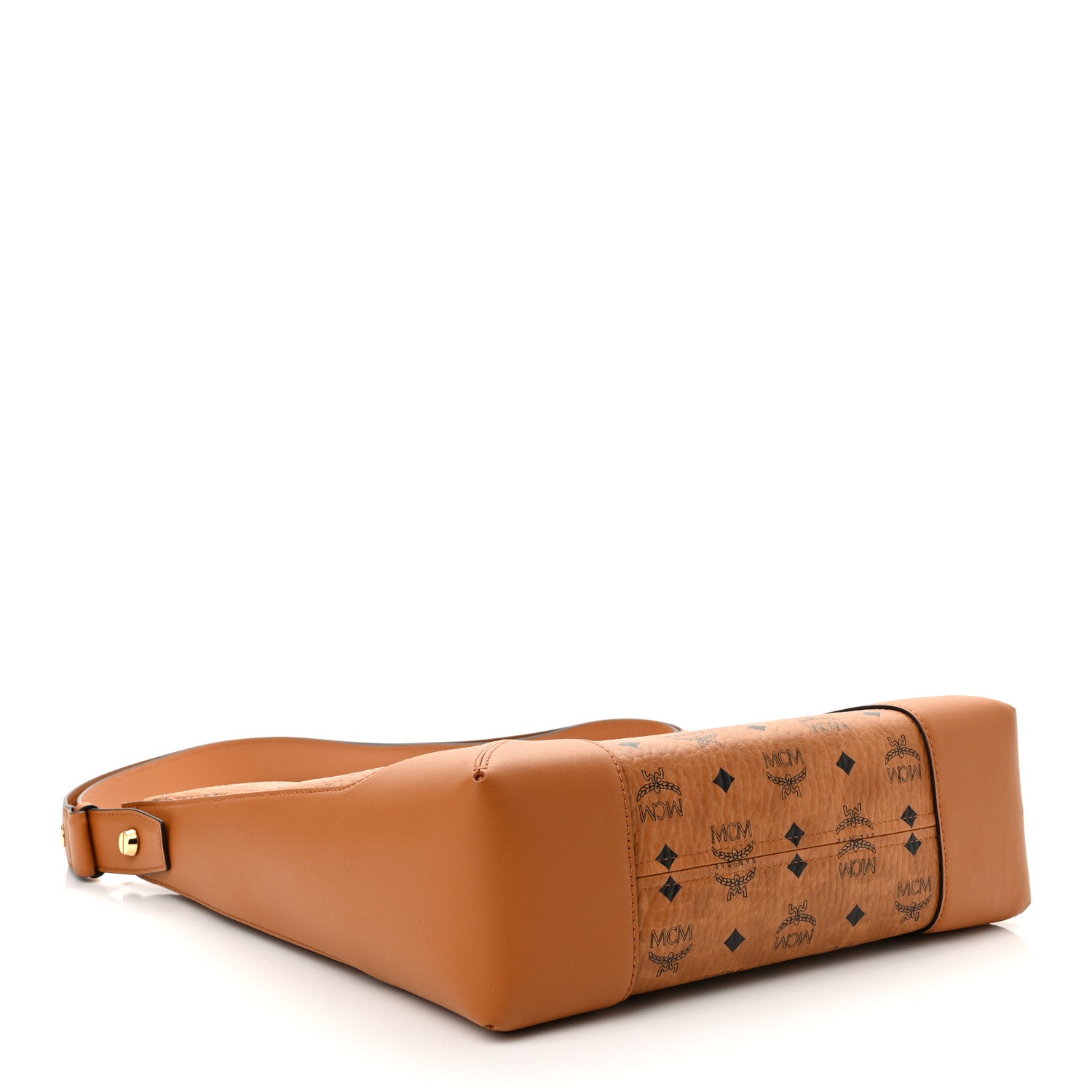 MCM Visetos Medium Klara Hobo Cognac 3 of 8