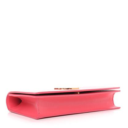 Saint Laurent Grain De Poudre Classic Monogram Clutch Rose Clair 3 of 4