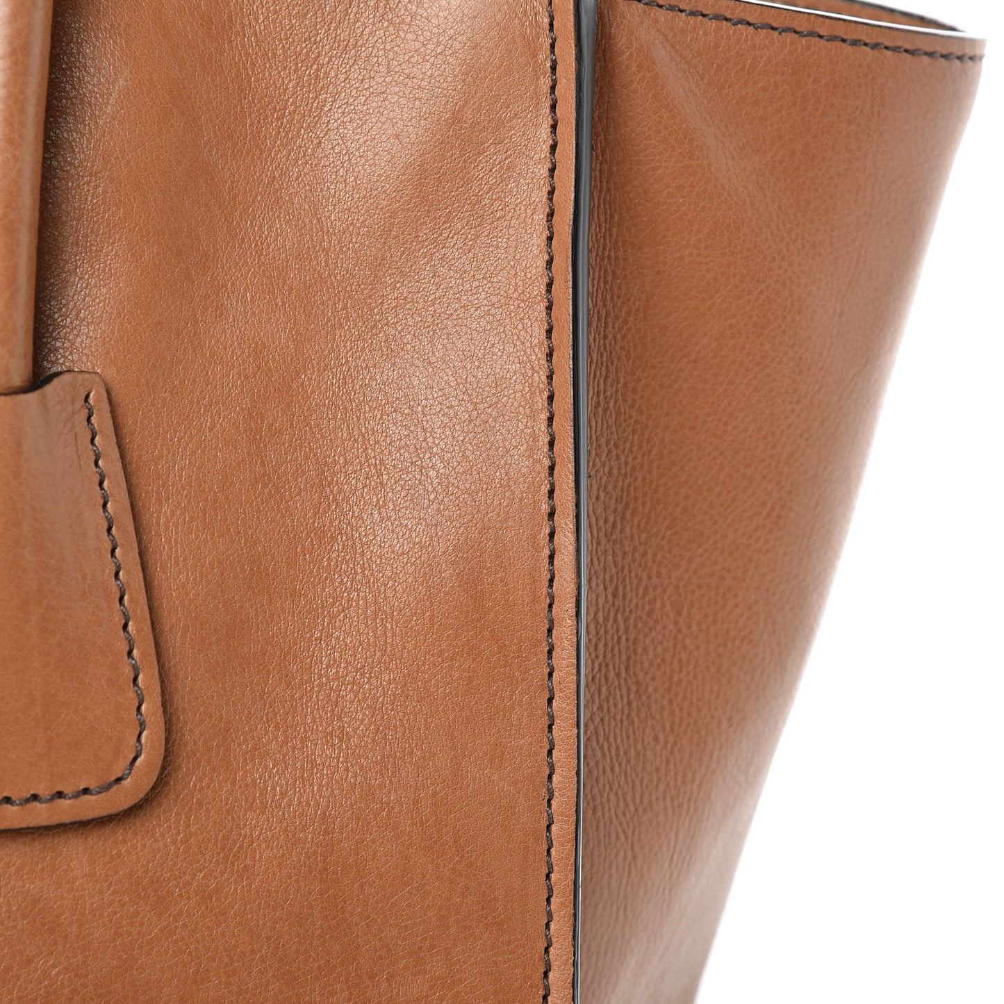 Glace Calf Twin Pocket Tote Naturale