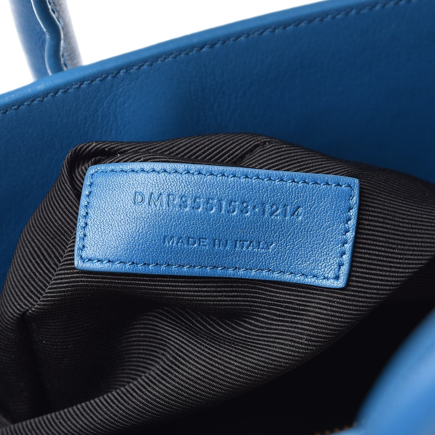 Calfskin Small Sac De Jour Indigo