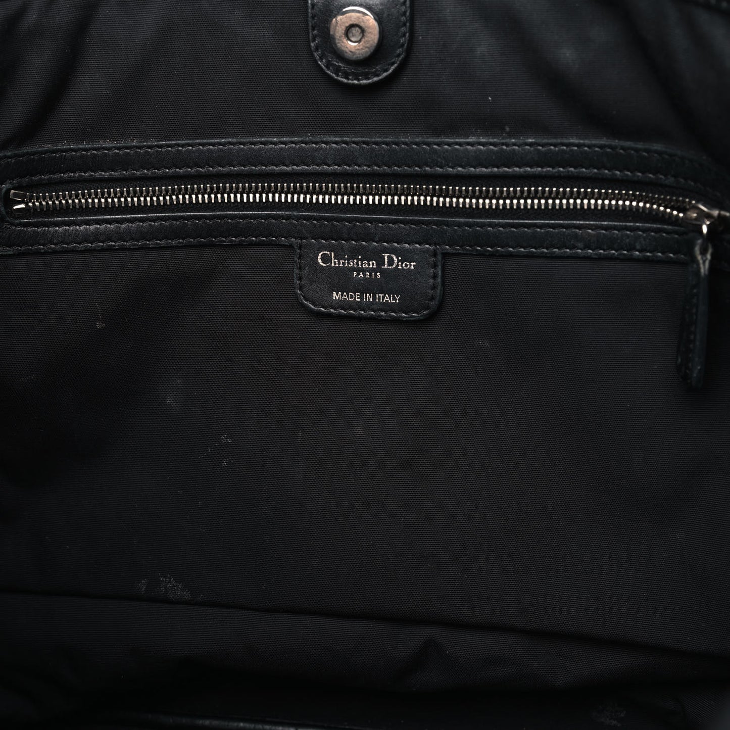 Coated Canvas Cannage Medium Panarea Tote Black