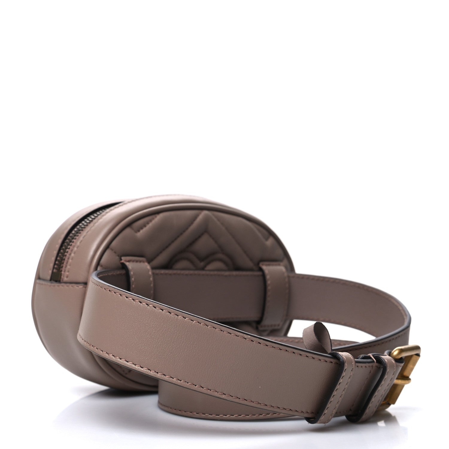 Gucci Calfskin Matelasse GG Marmont Belt Bag 85 34 Porcelain Rose 3 of 12