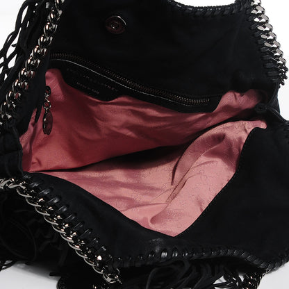 Stella McCartney Eco Suede Fringe Falabella Tote Black 5 of 9