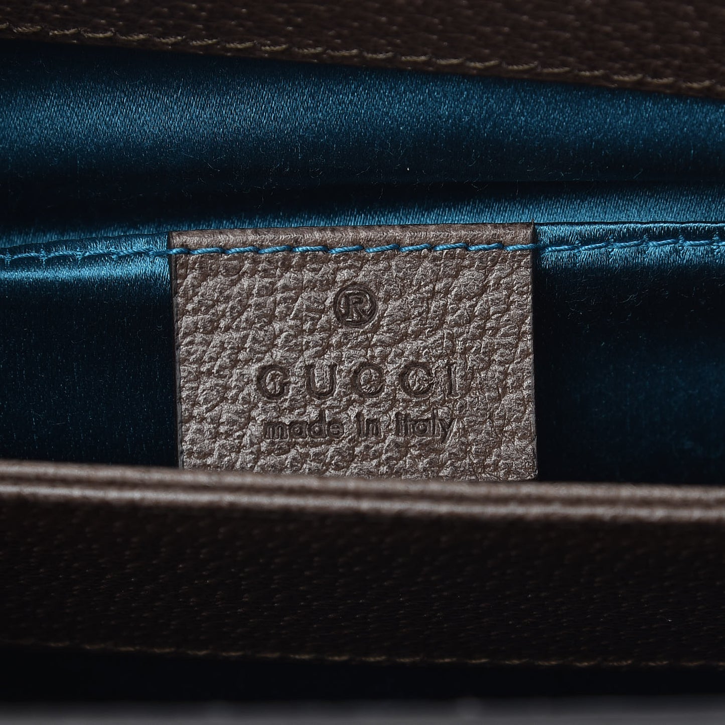 GG Supreme Monogram Web Small Ophidia Chain Shoulder Bag Brown