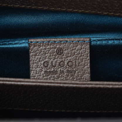 Gucci GG Supreme Monogram Web Small Ophidia Chain Shoulder Bag Brown 6 of 9