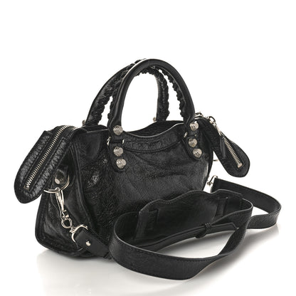 Balenciaga Agneau Giant 12 Silver Hardware Mini City Black 2 of 8