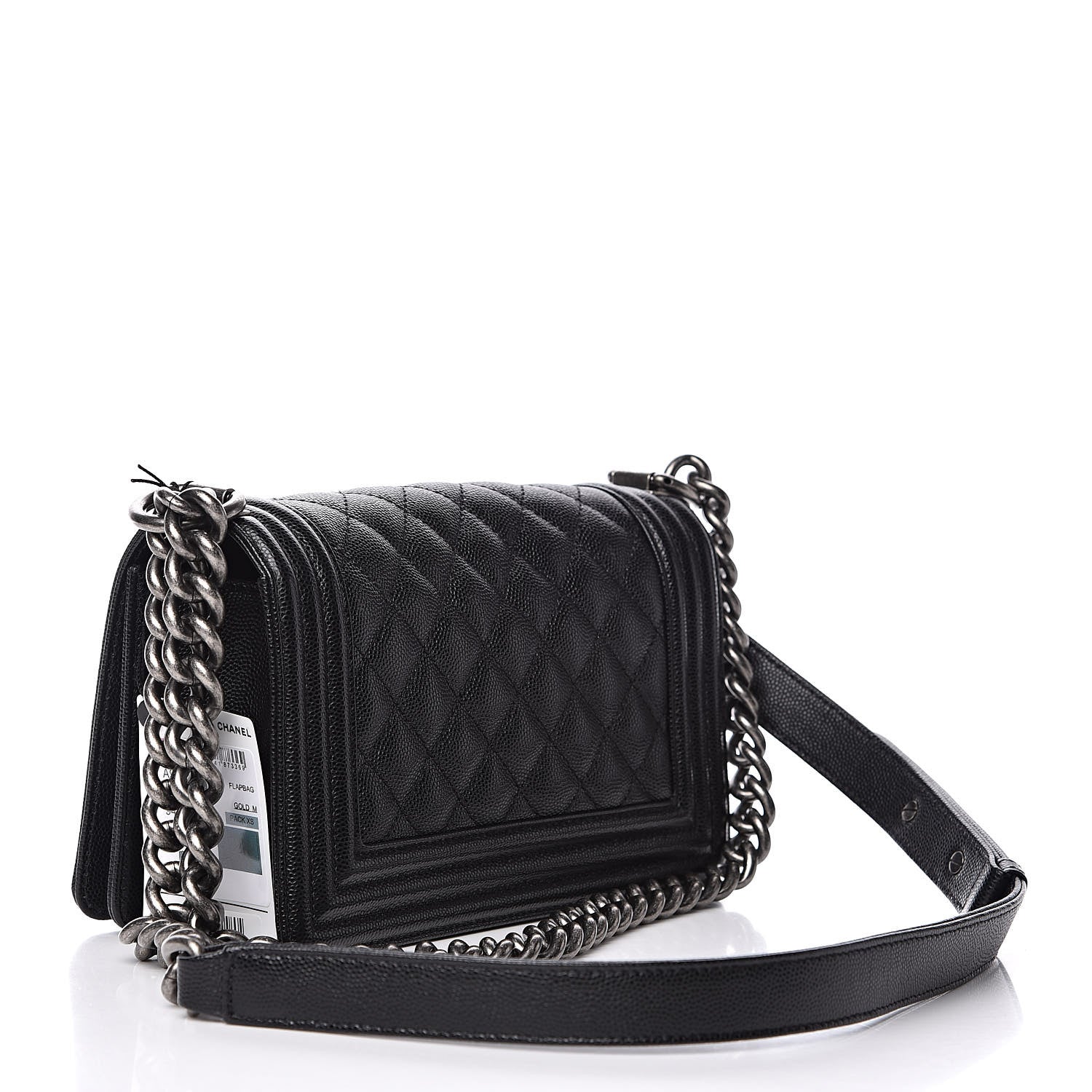 Chanel Caviar Quilted Small Boy Flap Black 3 of 12