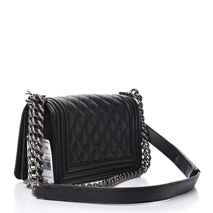 Chanel Caviar Quilted Small Boy Flap Black 3 of 12