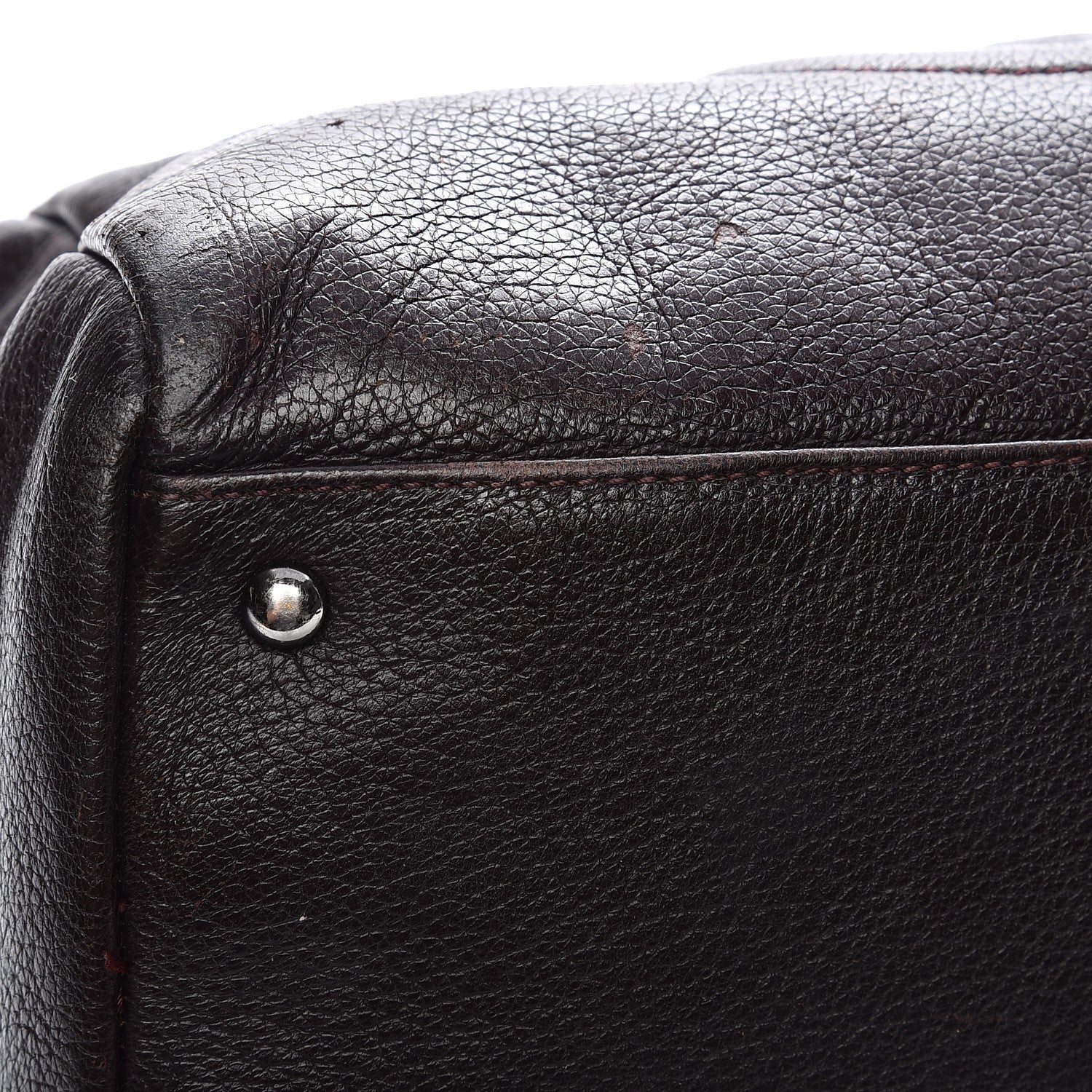 Chanel Deerskin Luxe Ligne Bowler Purple 22 of 23