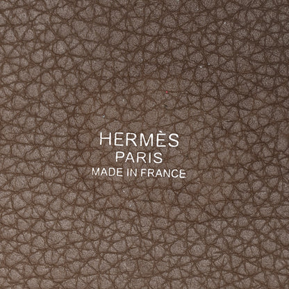 Hermes Taurillon Clemence Picotin Lock 18 PM Etoupe 6 of 13