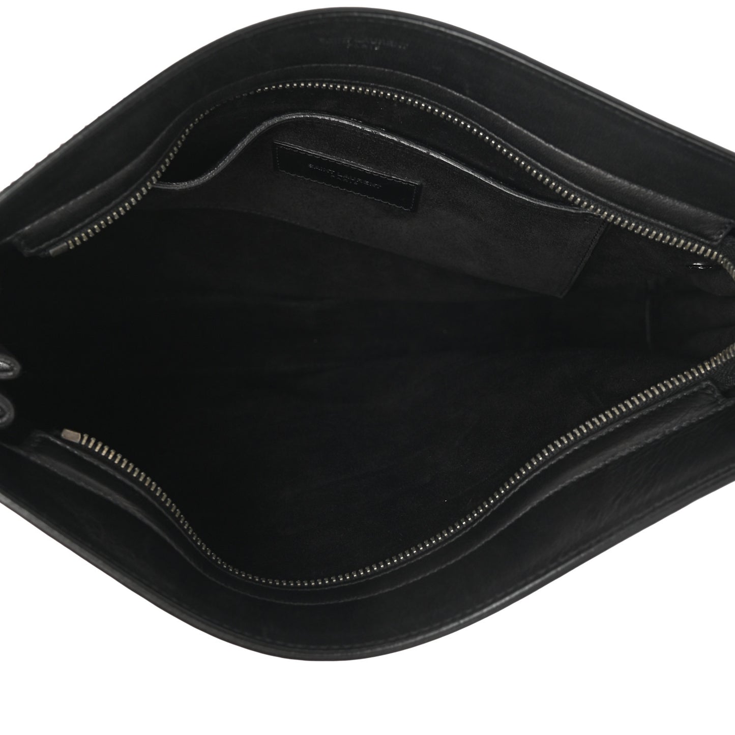 Calfskin Stud Sac De Jour Clutch Black