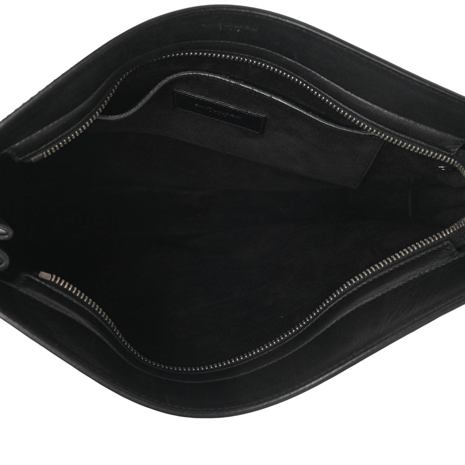 Saint Laurent Calfskin Stud Sac De Jour Clutch Black 4 of 6
