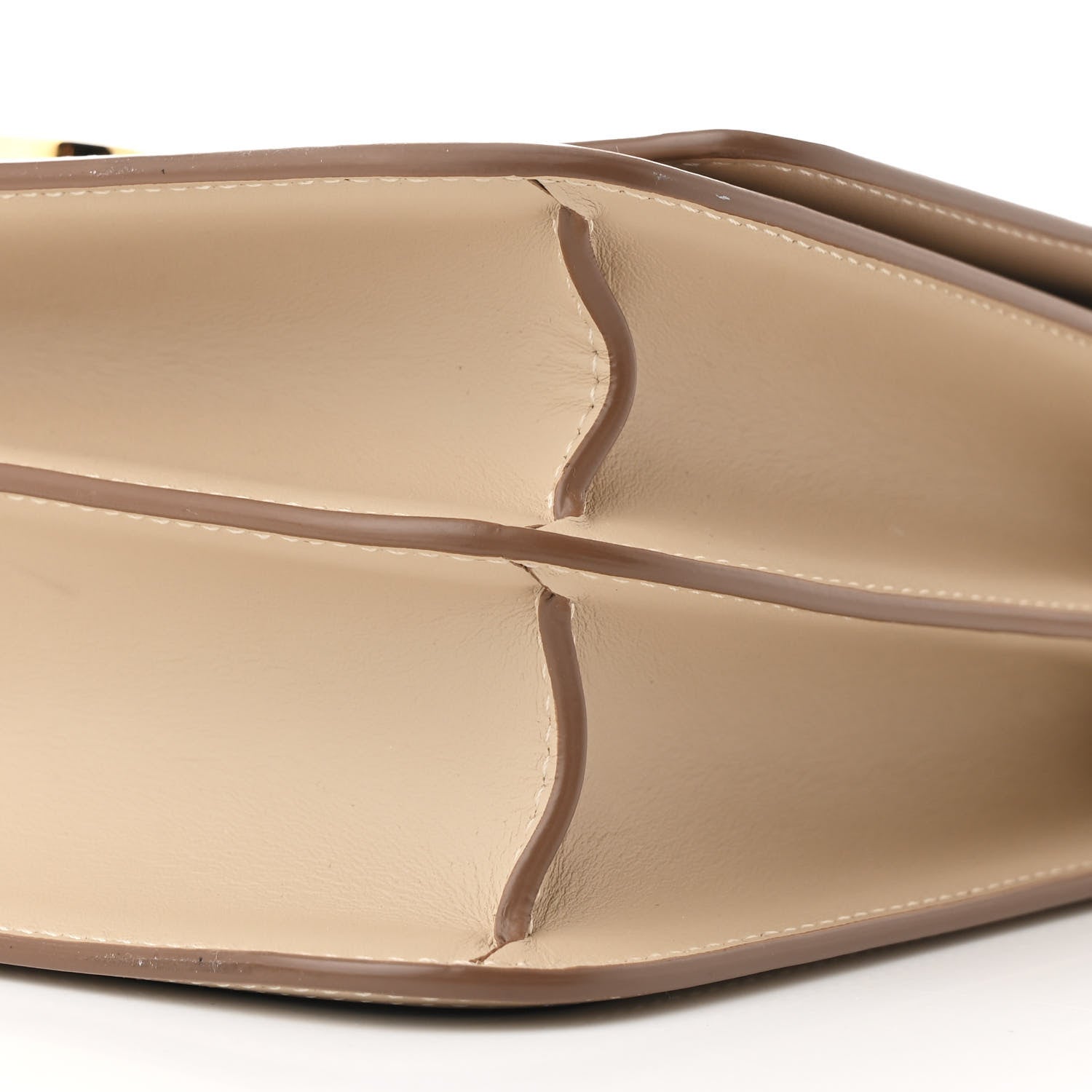 Burberry Smooth Calfskin Canvas Check Medium TB Bag Dusty Sand Soft Fawn 10 of 12