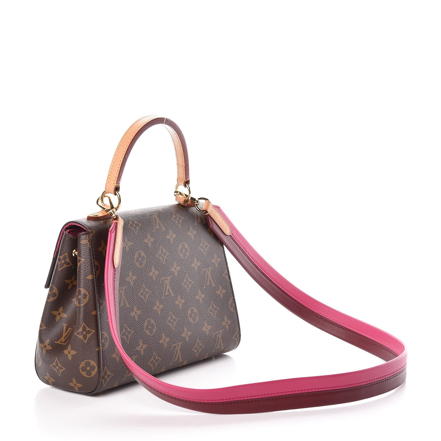 Louis Vuitton Monogram Cluny BB Bordeaux Fuchsia 3 of 8