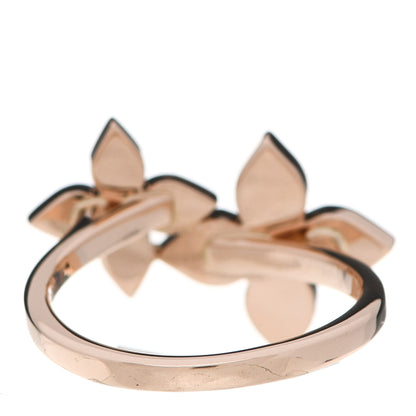 Louis Vuitton 18K Pink Gold Diamond Star Blossom Ring 54 7 4 of 8
