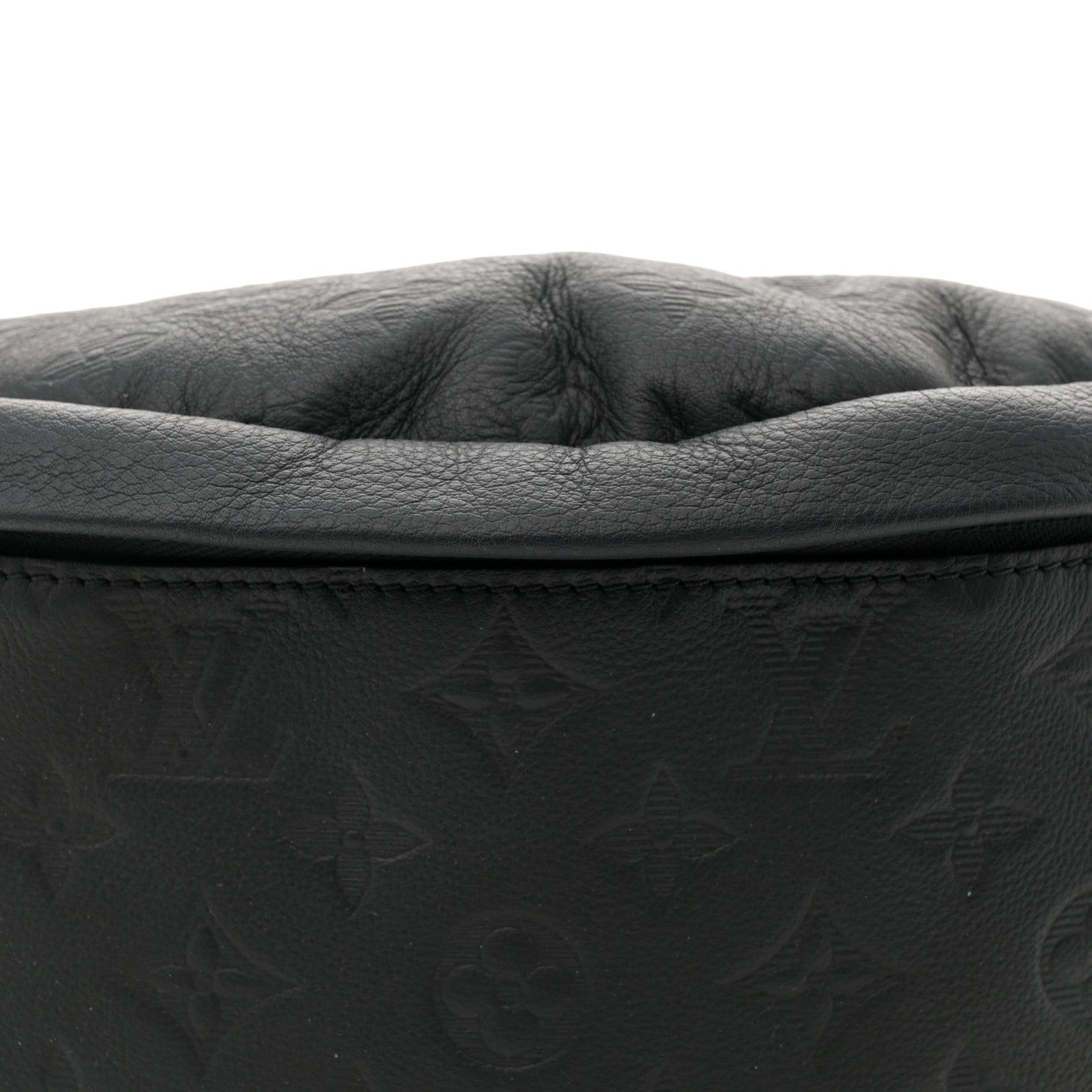 Louis Vuitton Calfskin Monogram Shadow Discovery Bumbag Black 7 of 10
