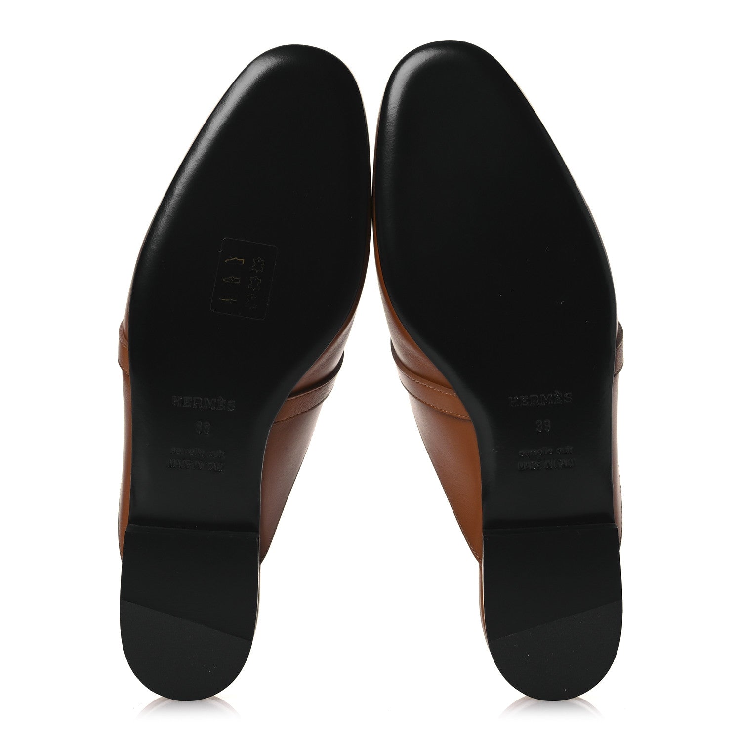 Hermes Heritage Calfskin Oz Mules 39 Naturel 7 of 13
