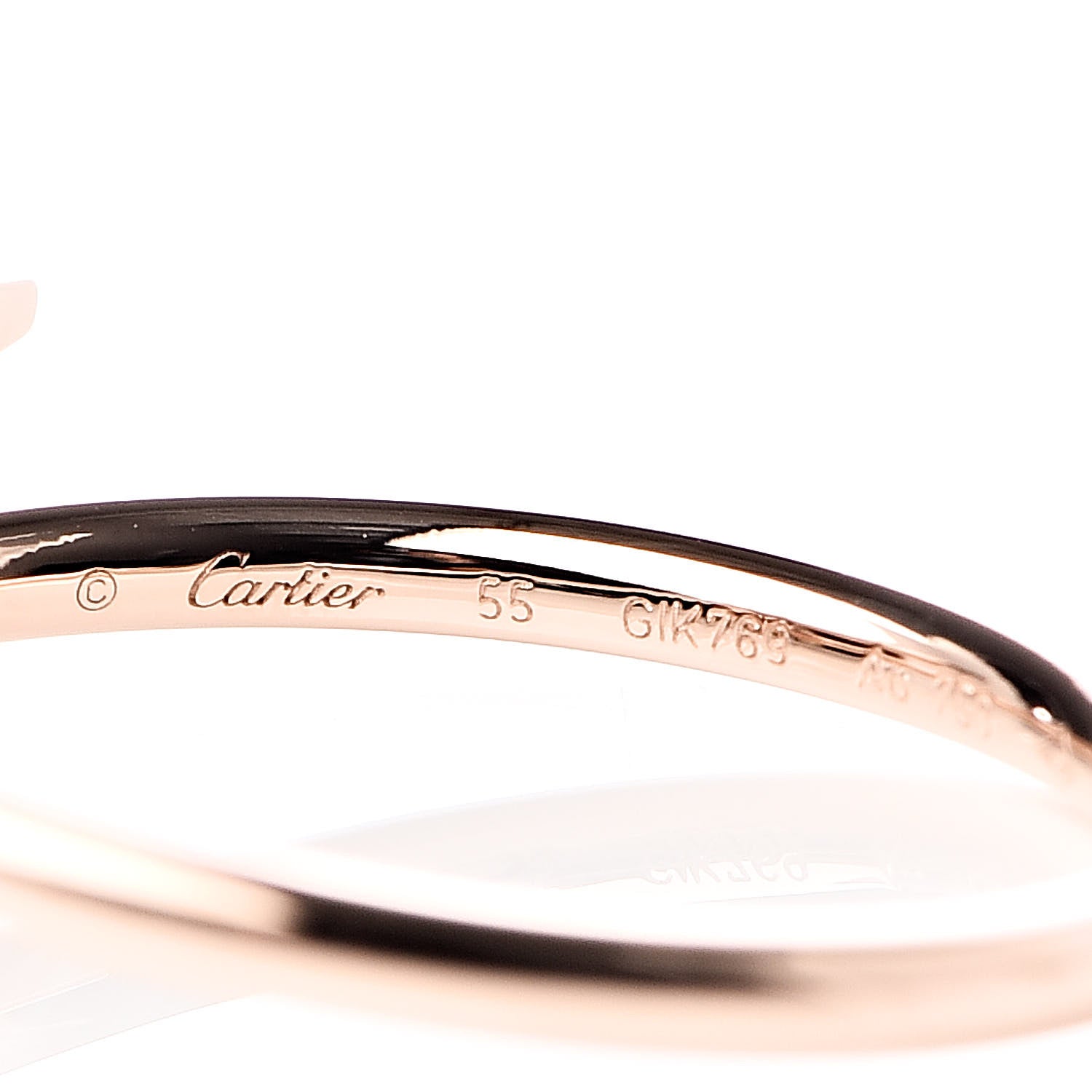 Cartier 18K Pink Gold Small Juste Un Clou Ring 55 7.25 4 of 4
