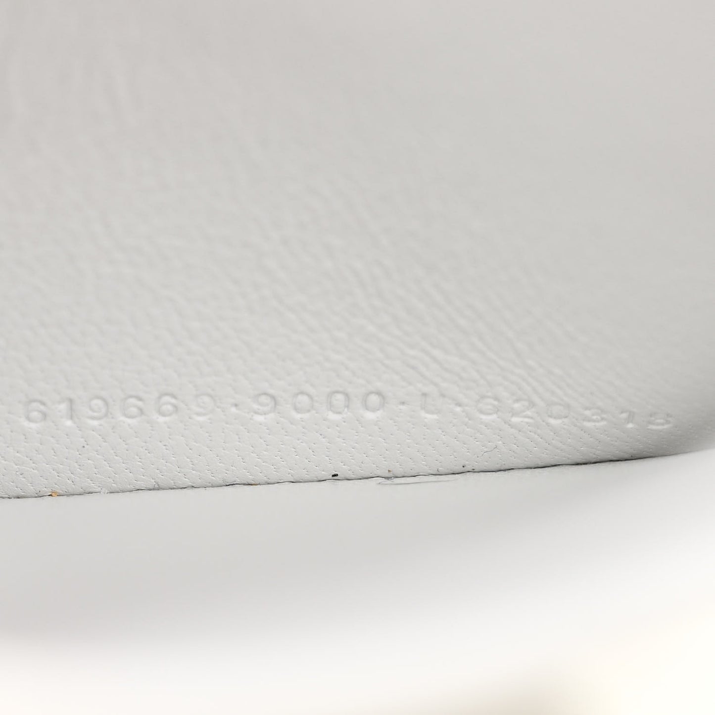 Grained Calfskin XS Hourglass East West Tote White