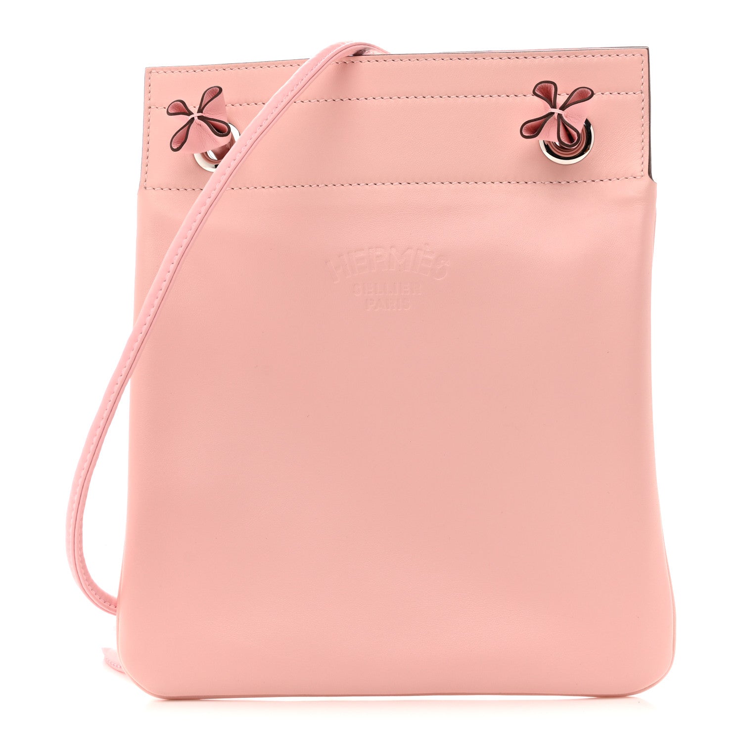 Hermes Milo Lambskin Swift Mini Aline Rose Sakura 1 of 10