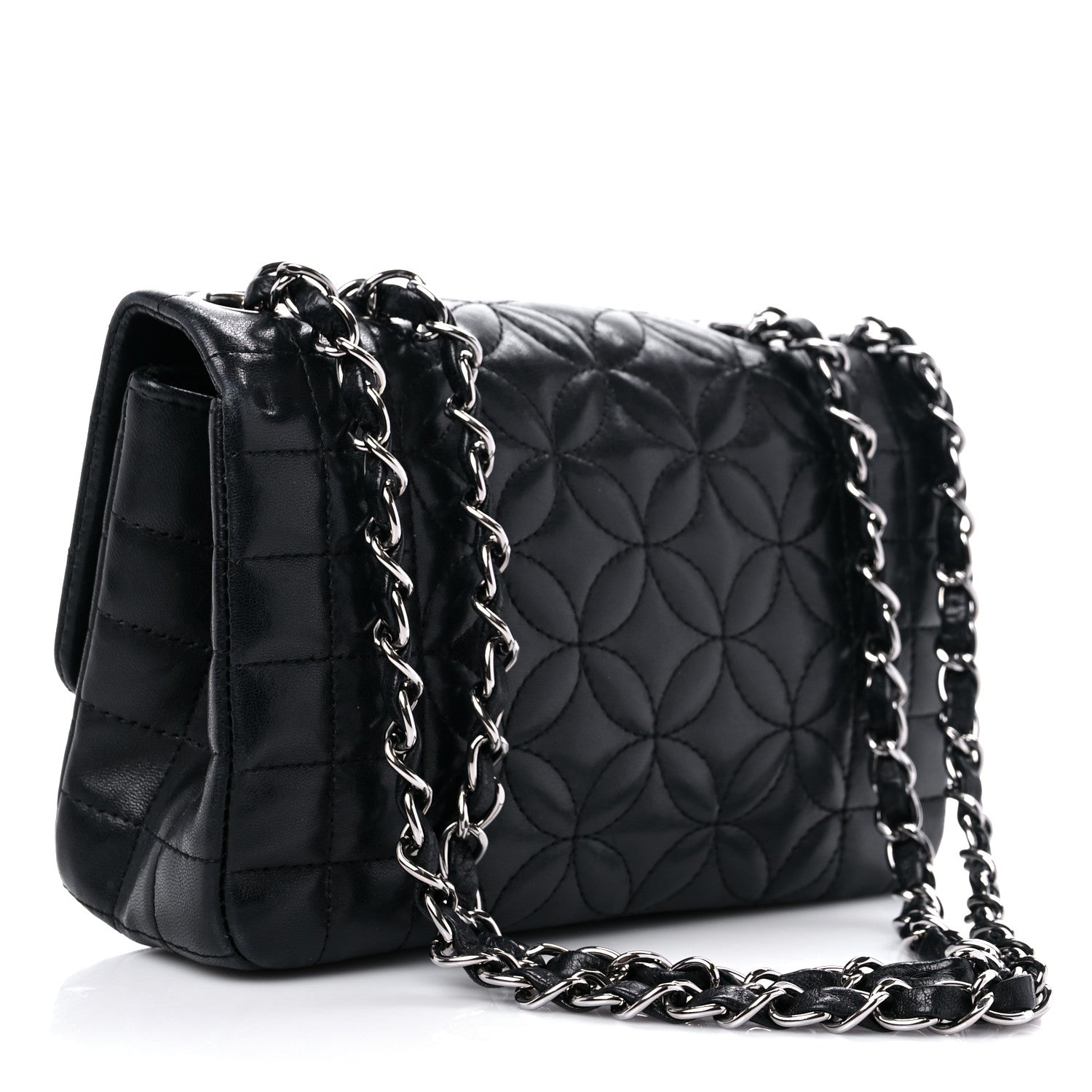 Chanel Lambskin Mini Lady Graphic Flap Black 3 of 13