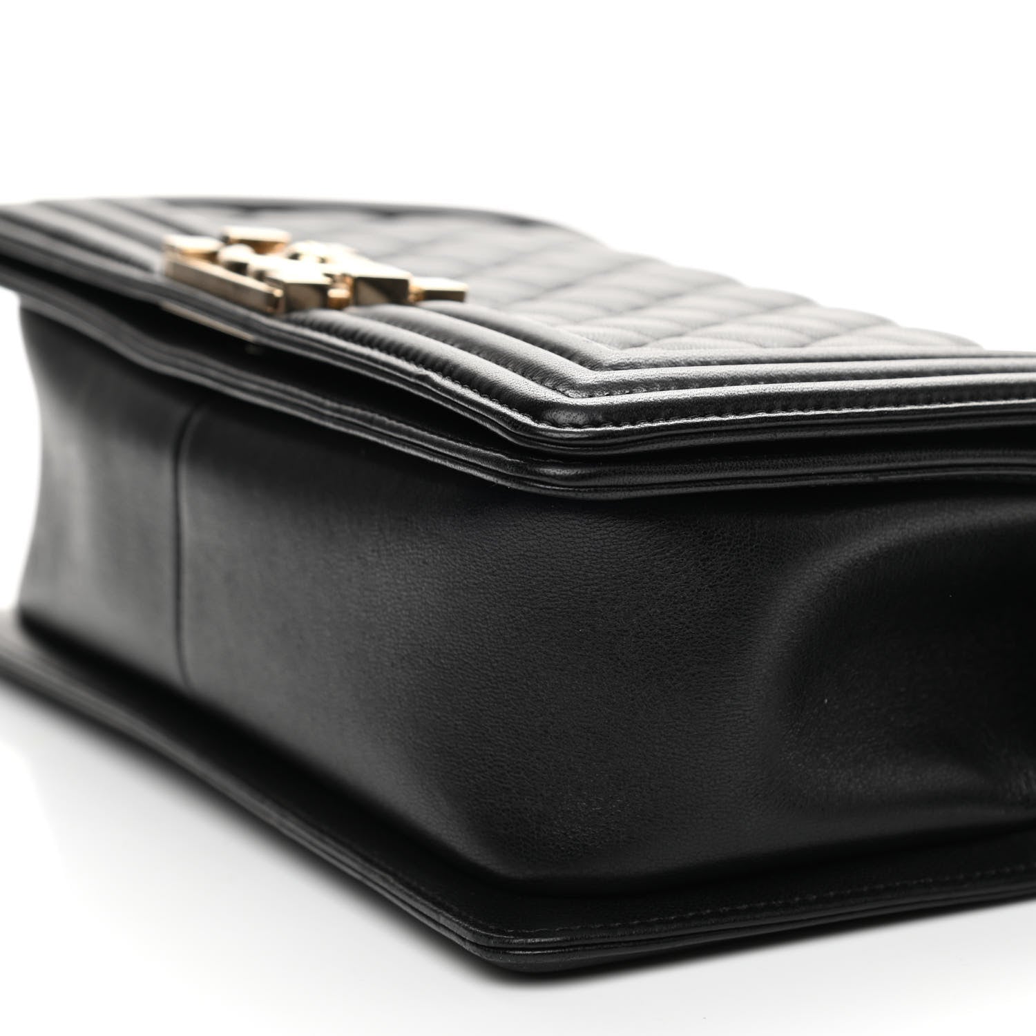 Chanel Lambskin Quilted Medium Boy Flap Black 9 of 9