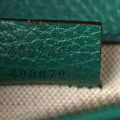 Gucci Pebbled Calfskin Small Dionysus Shoulder Bag Emerald 7 of 10