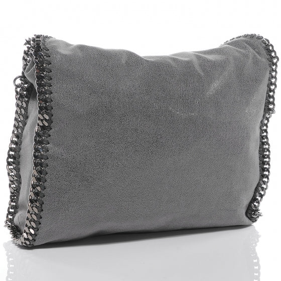 Stella McCartney Faux Leather Shaggy Deer Falabella Gray 3 of 6