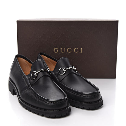 Gucci Laredo Calfskin Mens Horsebit Loafers 9.5 Black 11 of 11