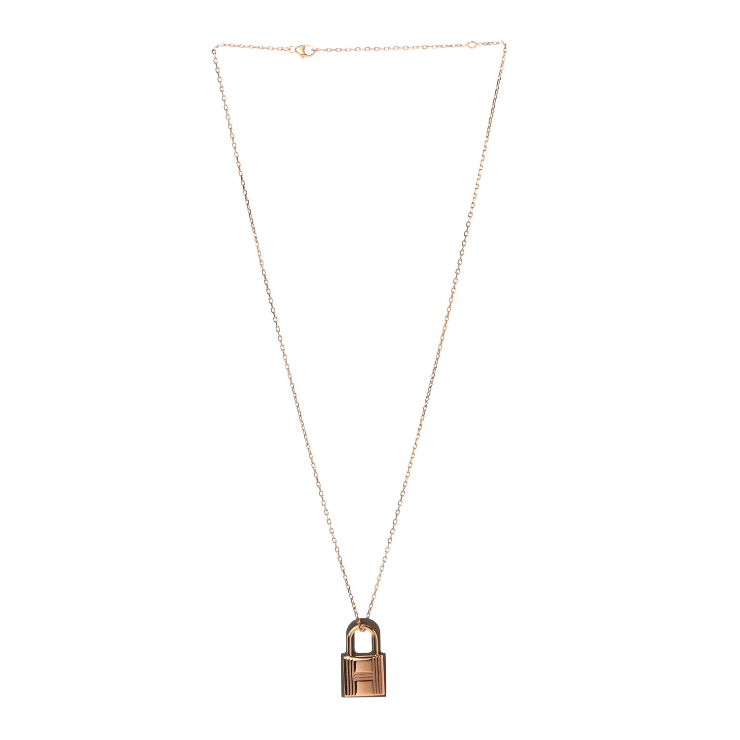 Hermes Swift O'Kelly Pendant Necklace Etain 3 of 8