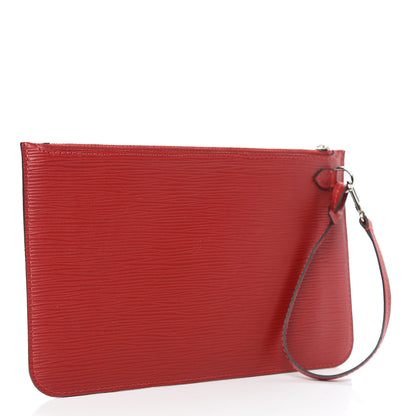 Louis Vuitton Epi Neverfull MM GM Pochette Carmine 3 of 10