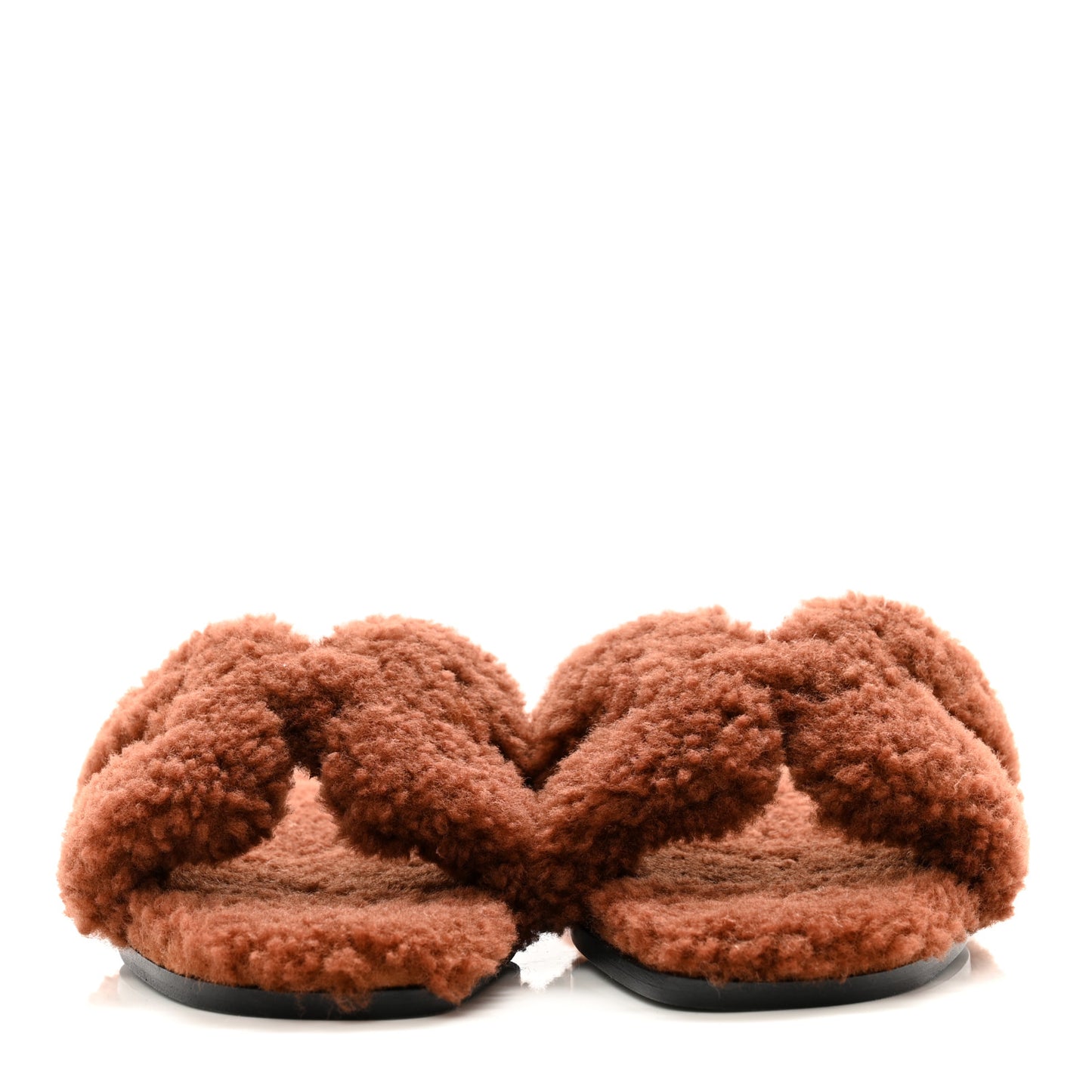 Woolskin Oran Sandals 41 Cognac